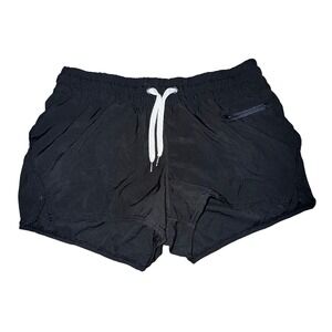 Vuori Clementine 2.0 Shorts Womens S Black Running Athletic Workout Gorpcore